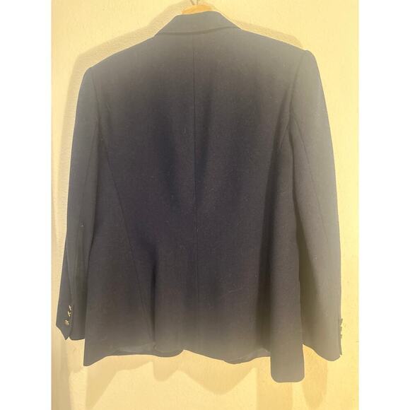 The Fashion Place by Sears Vintage Navy Wool Blazer, Womens Size 16 - Picture 6 of 6